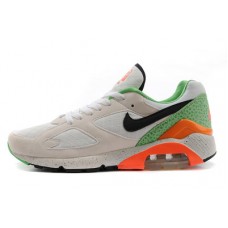 Nike air max 180 серый с оранжевым